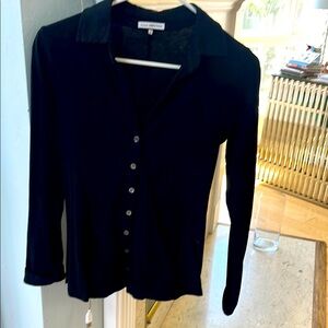 James Perse cotton button down